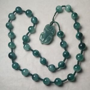 Jade Frog Necklace